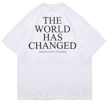 Camiseta Oversized World Changed  Outerkings®