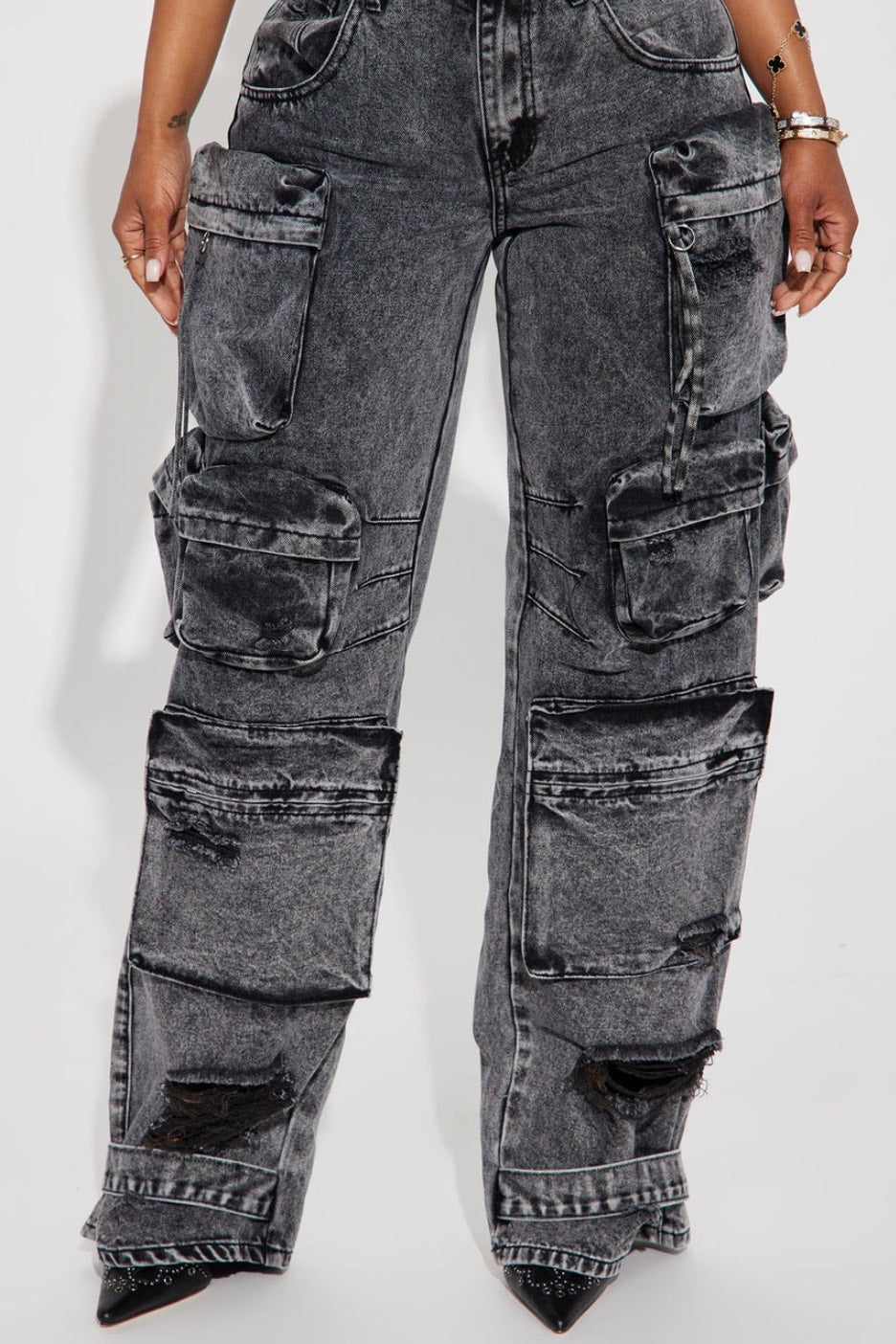 Calça Cargo Jeans com Bolsos Outerkings® - Outerkings