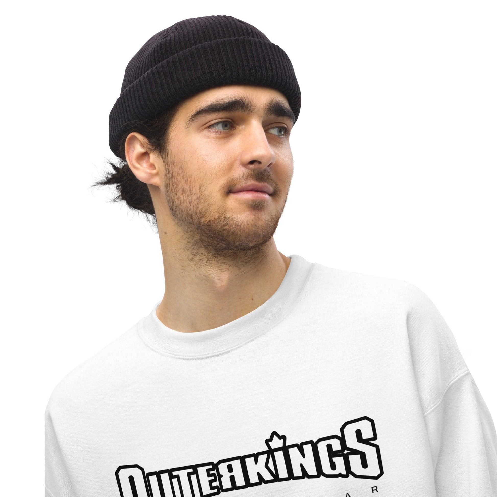 Moletom Gola Redonda "College" Branco - Outerkings® - Outerkings